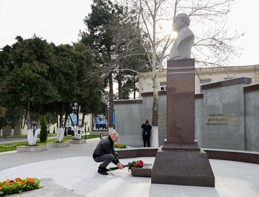 Prezident İlham Əliyev Tərtər elektromexanika zavodunun yenidənqurmadan sonra açılışında iştirak edib