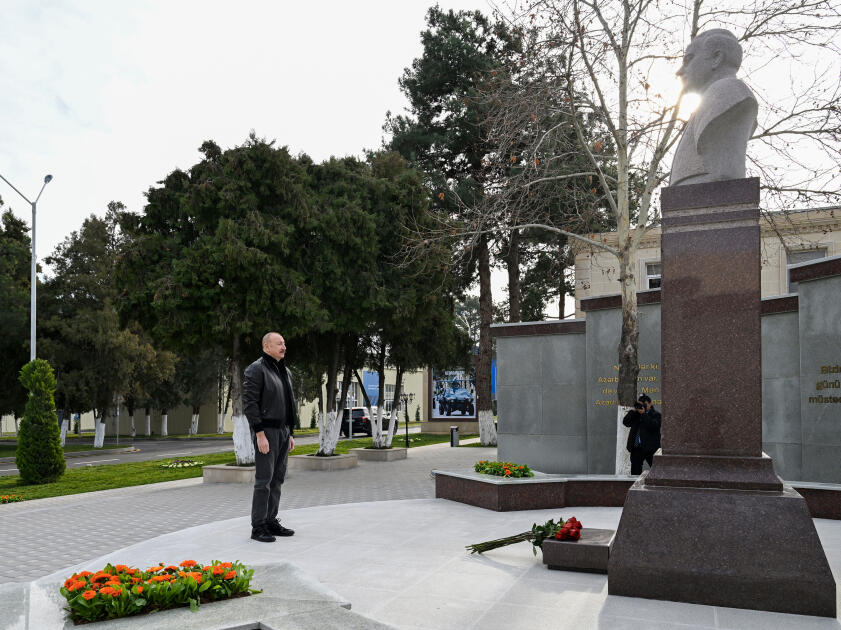 Prezident İlham Əliyev Tərtər elektromexanika zavodunun yenidənqurmadan sonra açılışında iştirak edib