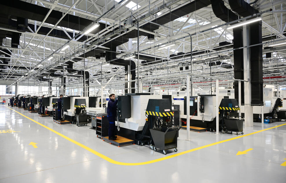 Prezident İlham Əliyev Tərtər elektromexanika zavodunun yenidənqurmadan sonra açılışında iştirak edib