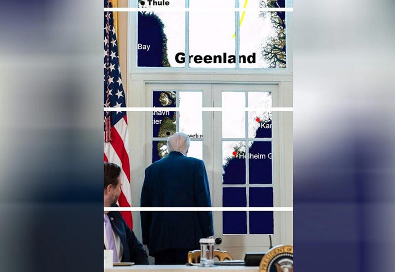 Белый дом выложил фото Трампа с картой Гренландии