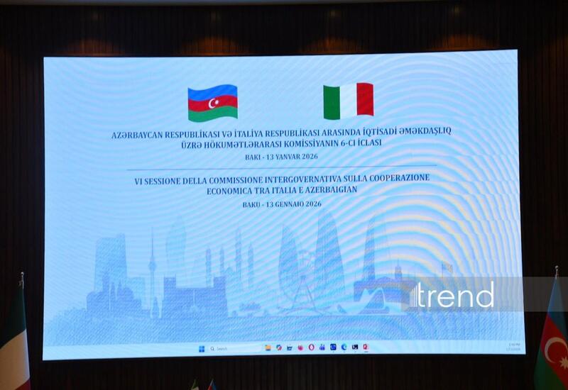 В Баку состоялось 6-е заседание Азербайджано-итальянской межправительственной комиссии