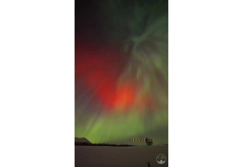 В Норвегии во время полярного сияния сгорел метеор