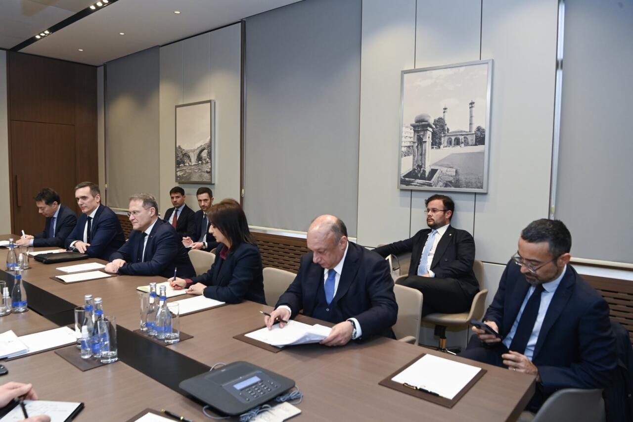 Azərbaycan-İtaliya çoxölçülü strateji tərəfdaşlıq əlaqələri müzakirə edilib