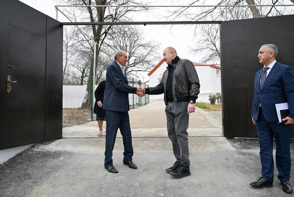 Prezident İlham Əliyev Ağdərə rayonunun Çıldıran kəndində görülmüş işlərlə tanış olub