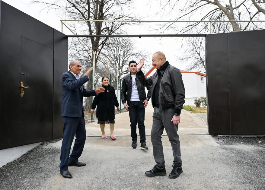 Prezident İlham Əliyev Ağdərə rayonunun Çıldıran kəndində görülmüş işlərlə tanış olub