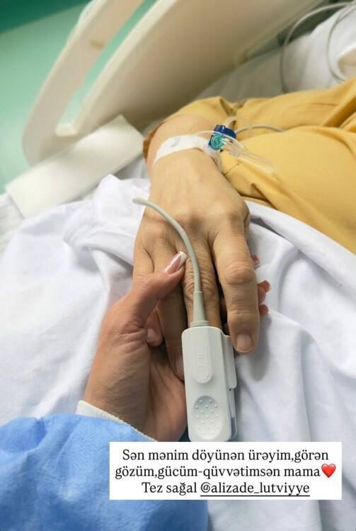 Vüsalənin anası xəstəxanaya yerləşdirildi