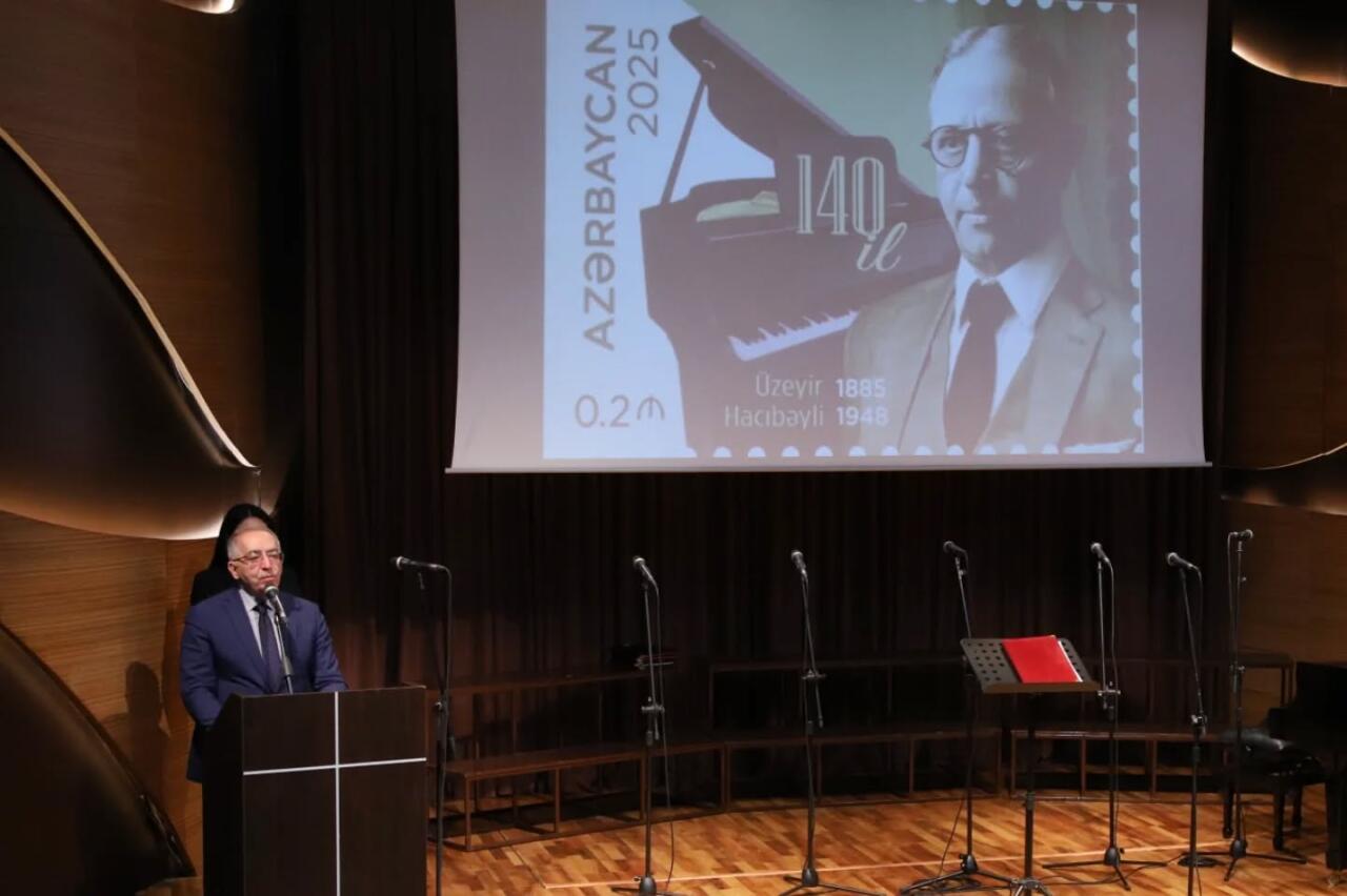 В честь 140-летия Узеира Гаджибейли представили почтовую марку и концерт