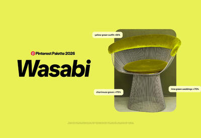 Названы самые модные цвета 2026 года по версии Pinterest