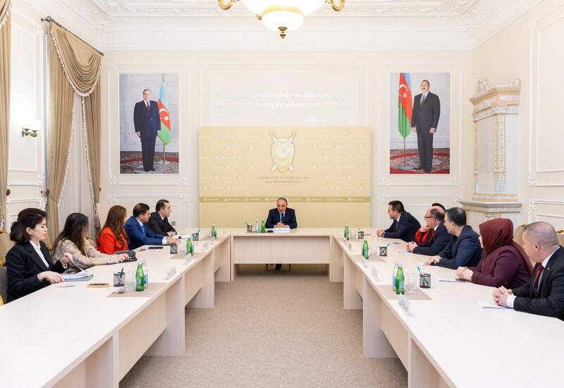 Türkiyə prokuror və hakimlərindən ibarət nümayəndə heyəti ölkəmizdə səfərdədir