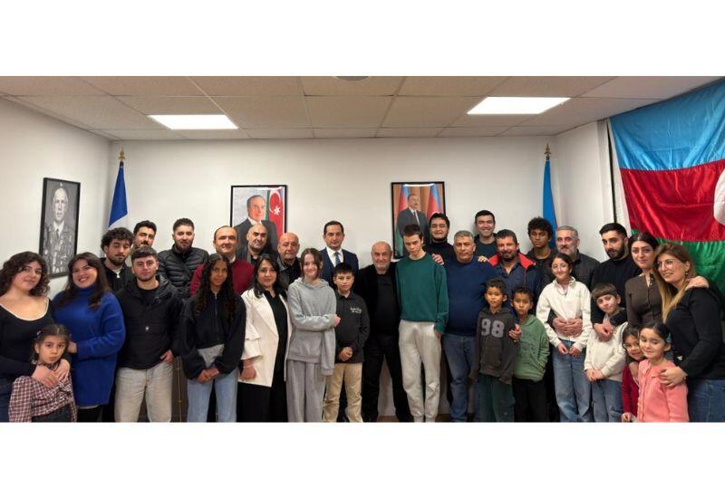 Tuluzdakı azərbaycanlılarla görüş olub