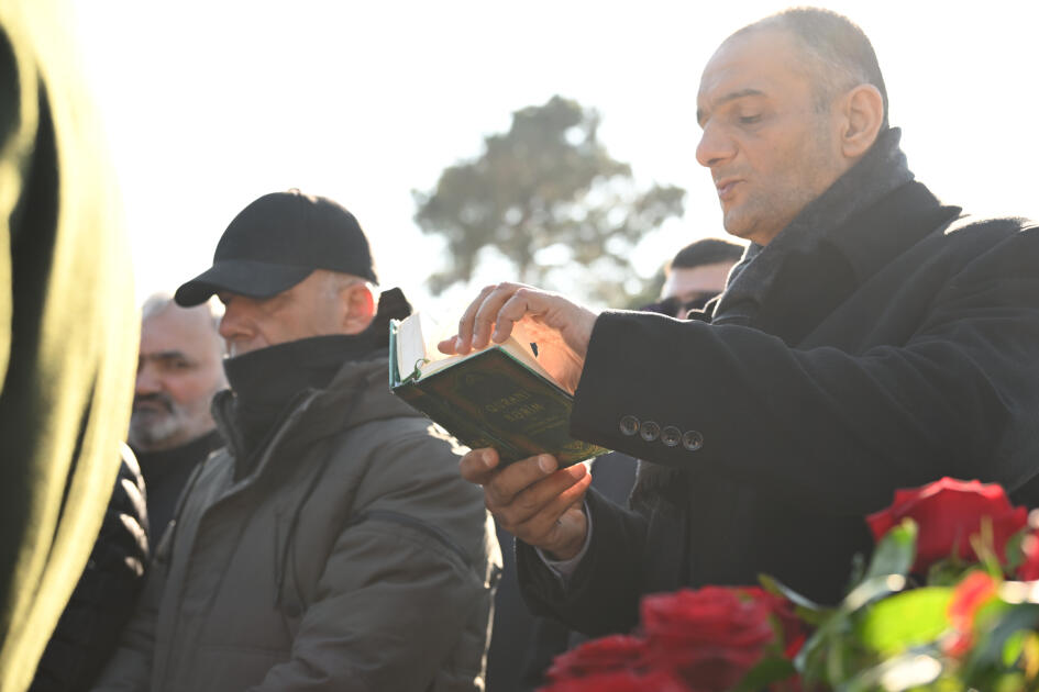 Национальный герой Азербайджана Шахин Тагиев похоронен на Военном мемориальном кладбище