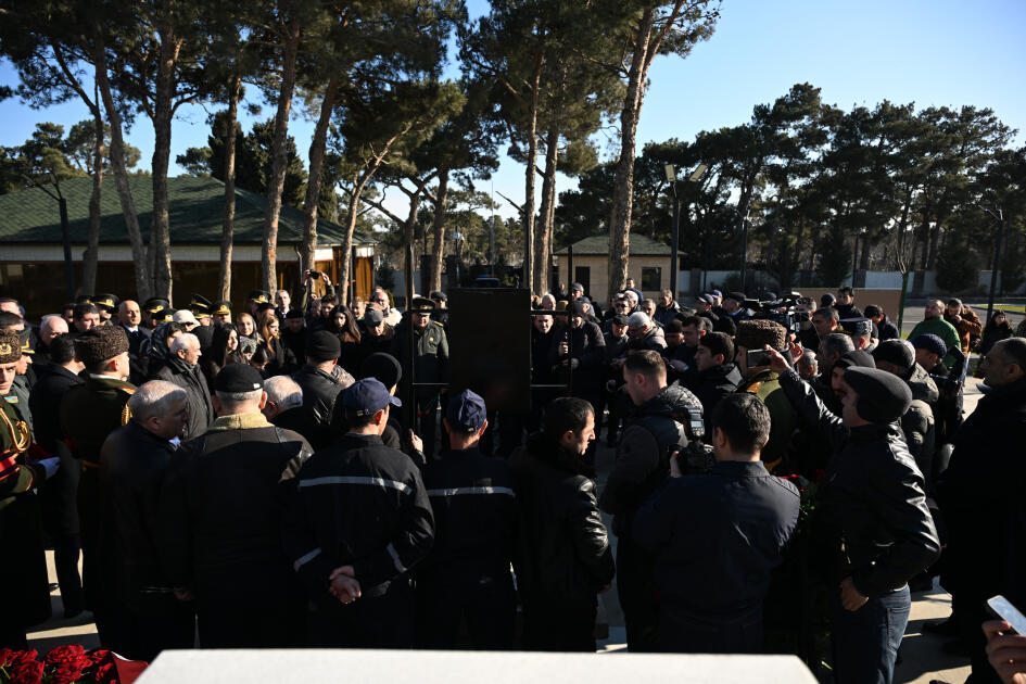 Национальный герой Азербайджана Шахин Тагиев похоронен на Военном мемориальном кладбище