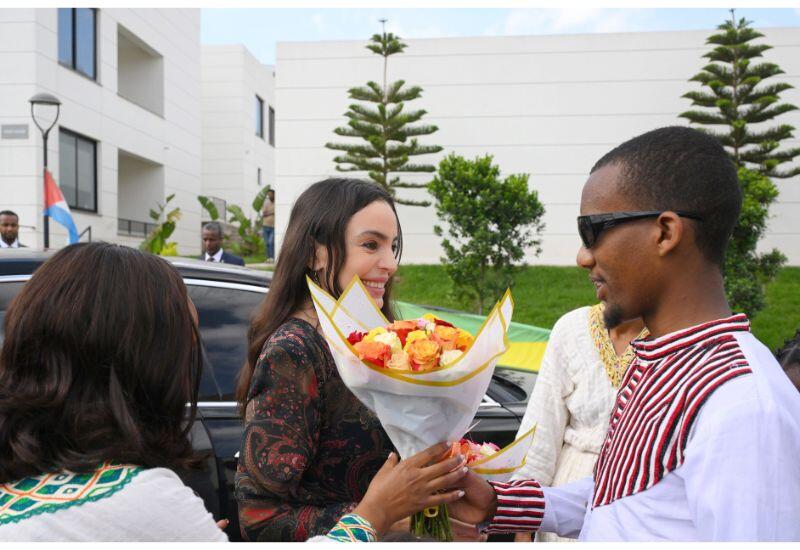 Heydər Əliyev Fondunun vitse-prezidenti Leyla Əliyeva Əddis-Əbəbədə bir sıra sosial və mədəni obyektlərlə tanış olub