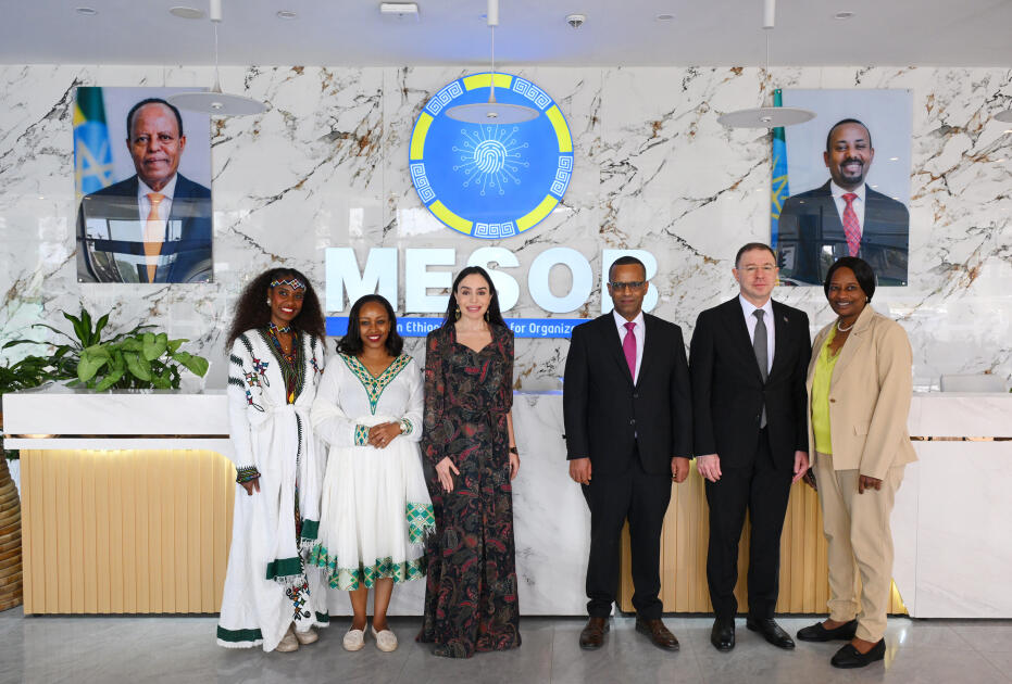 Heydər Əliyev Fondunun vitse-prezidenti Leyla Əliyeva Efiopiyada “MESOB” dövlət xidməti mərkəzində olub