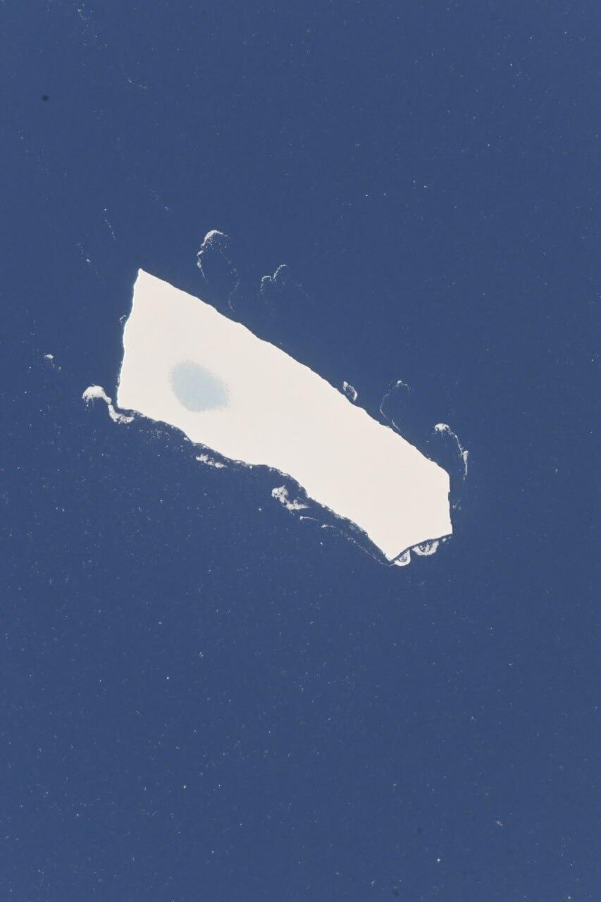 Так выглядят айсберги Атлантического океана