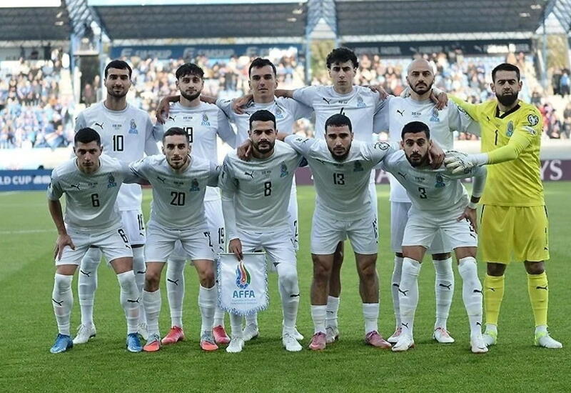 Сборная Азербайджана сохранила позиции в рейтинге ФИФА