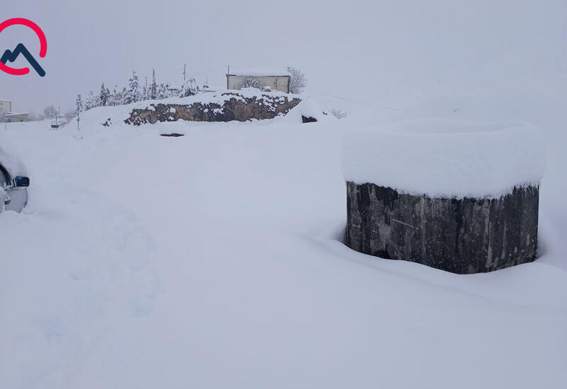 Hadrutda qarın hündürlüyü 80 santimetrə çatdı