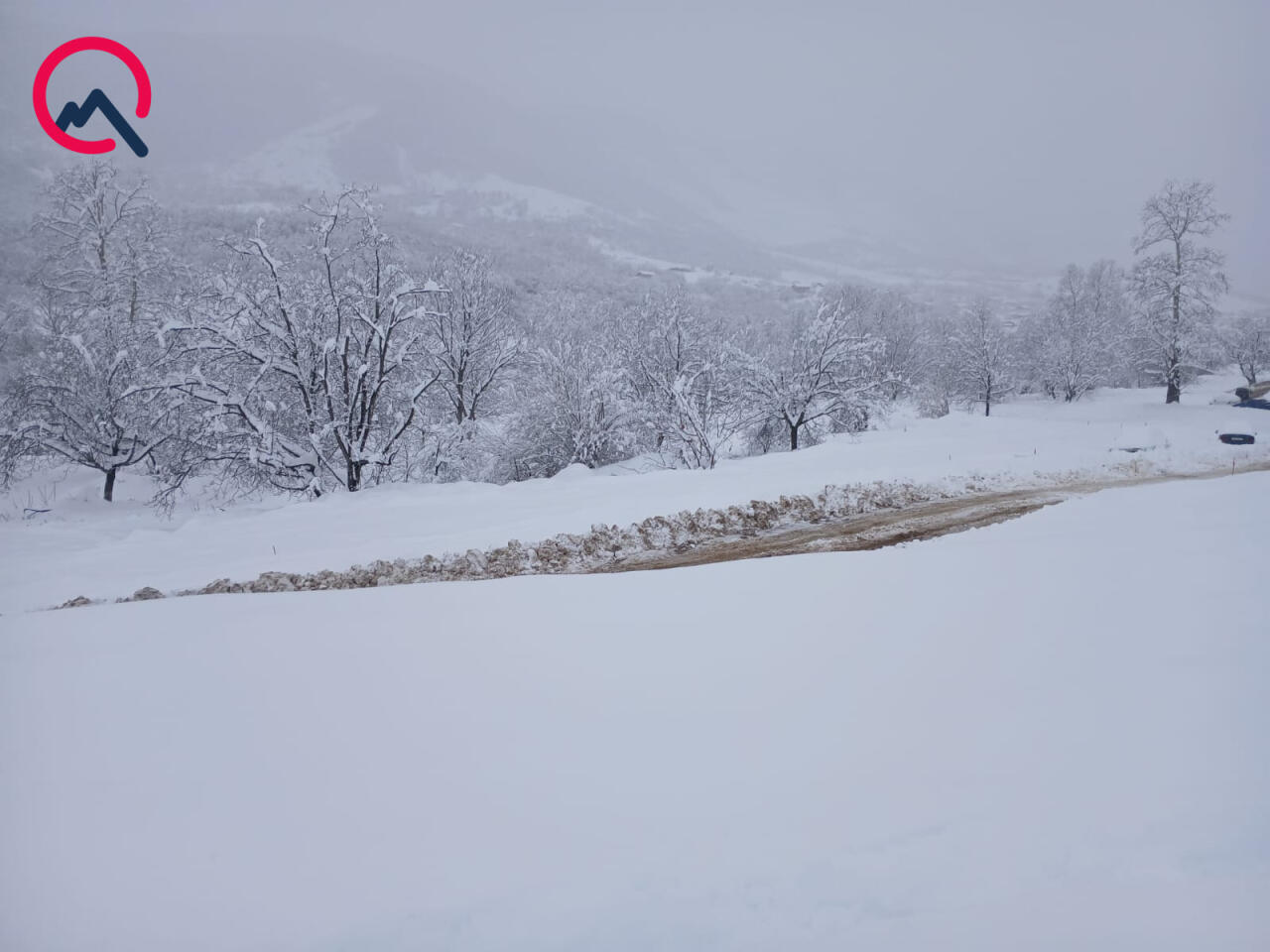 В Гадруте выпало 80 см снега
