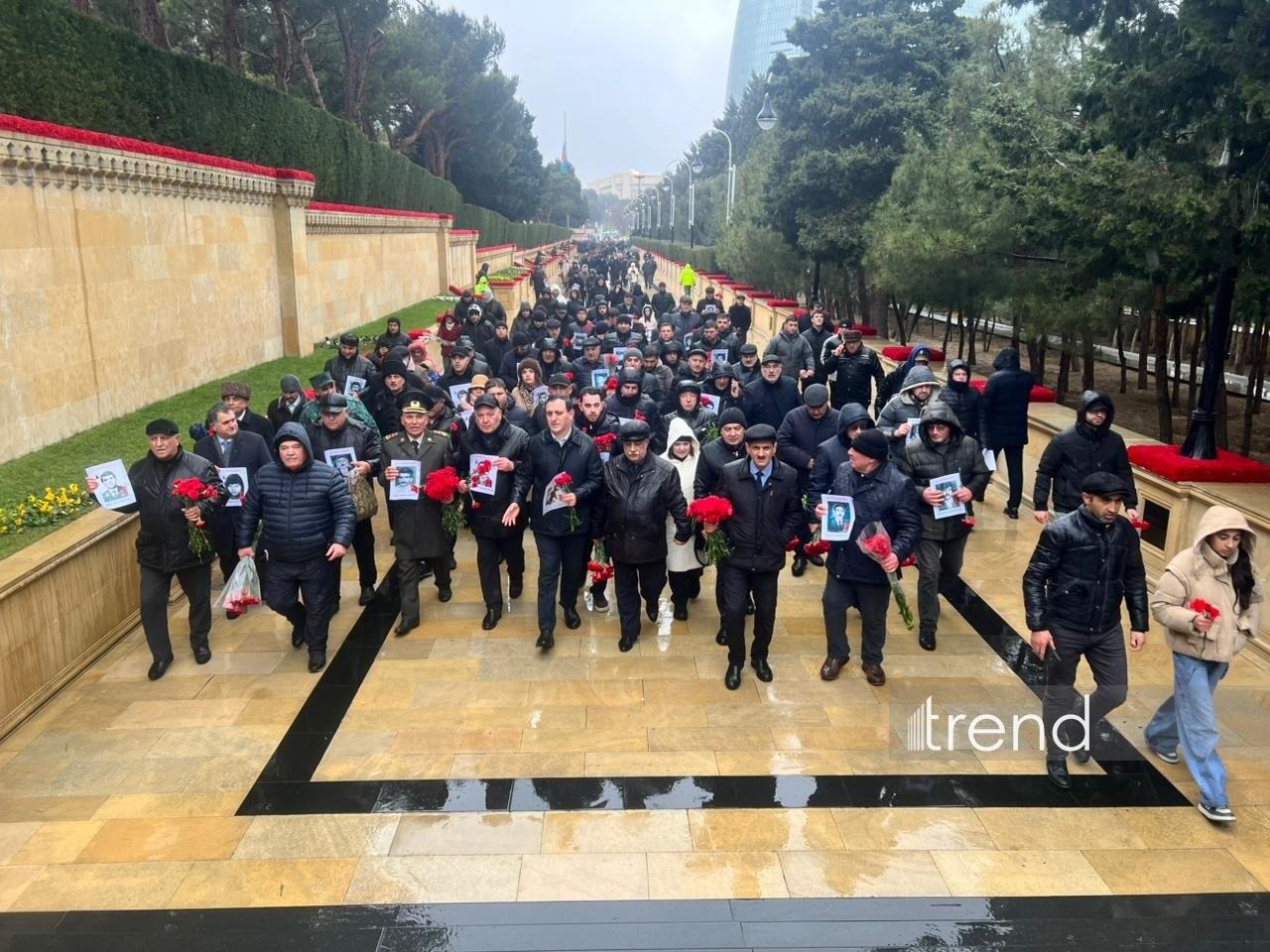 Azərbaycan xalqı 20 Yanvar faciəsi qurbanlarının əziz xatirəsini yad edir