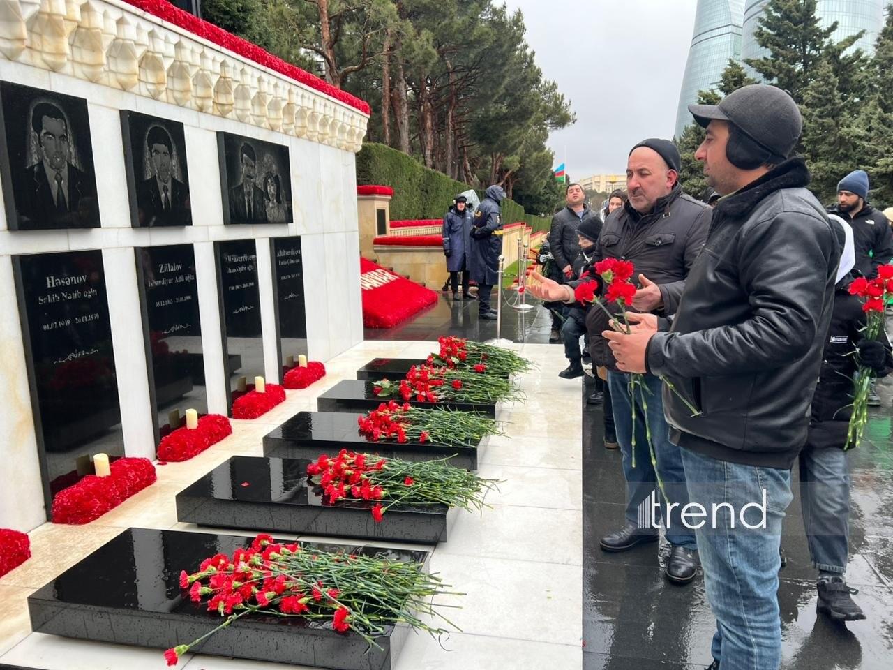 Azərbaycan xalqı 20 Yanvar faciəsi qurbanlarının əziz xatirəsini yad edir