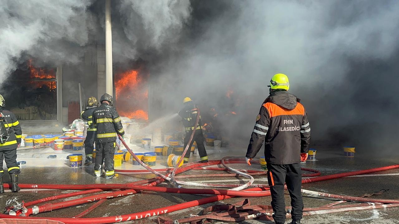 Пожар на проспекте Зии Буньятова потушен