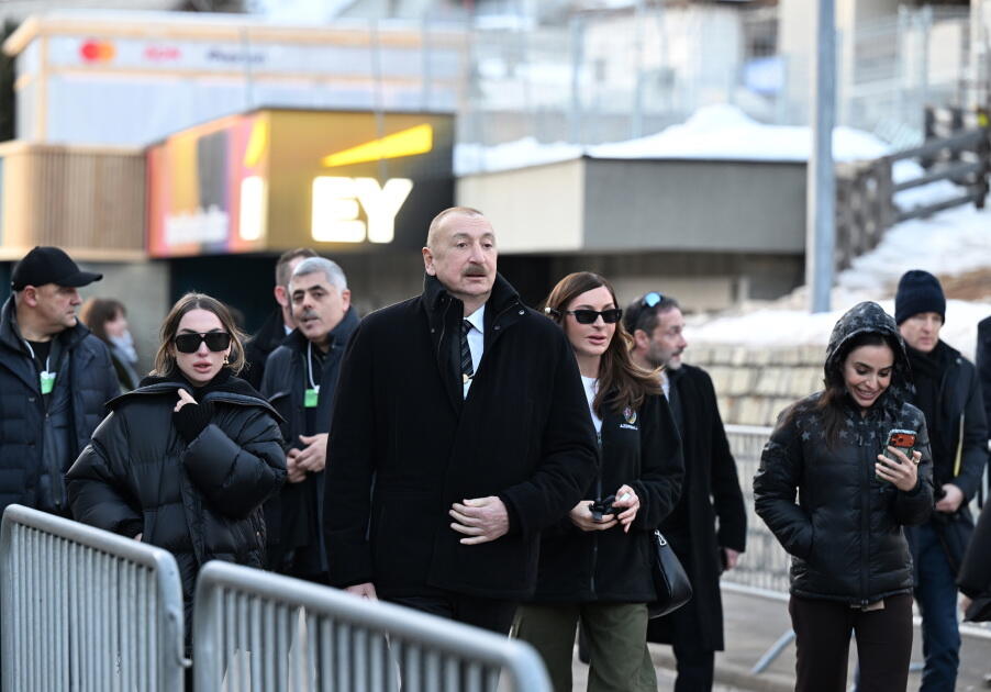 Президент Ильхам Алиев принял участие в панельном заседании в рамках Всемирного экономического форума