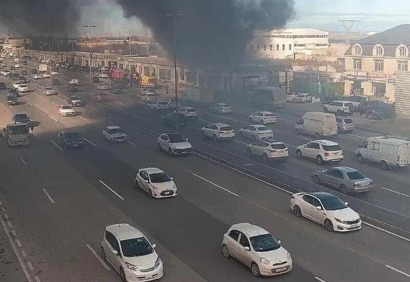 Dərnəgüldə baş verən yanğında 1 nəfər zərər görüb