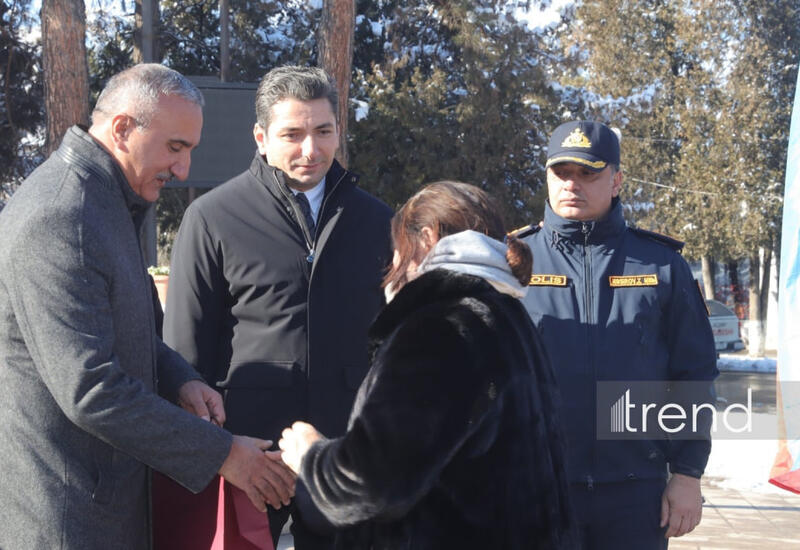 Xankəndi şəhərinə qayıdan ailələrə evlərinin açarları təqdim olundu