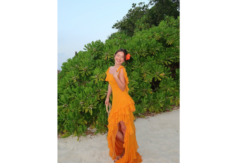 Трэвел-блогер Наджиба на Мальдивах