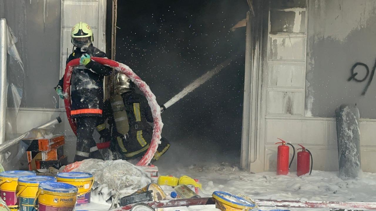 Пожар на проспекте Зии Буньятова потушен