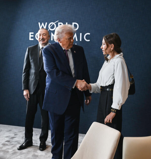 Davosda Prezident İlham Əliyev ilə Prezident Donald Tramp arasında görüş keçirilib