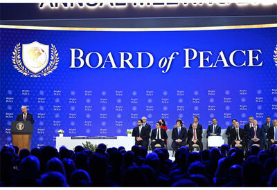 Президент Ильхам Алиев принял участие в церемонии подписания документа "Устав Совета мира" в Давосе - ФОТО - ВИДЕО