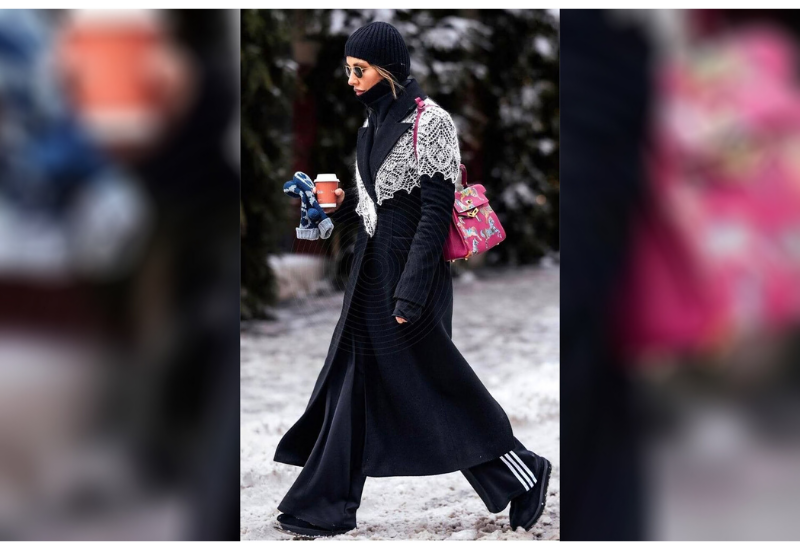 Дизайнер рассказал, как носить кружево зимой