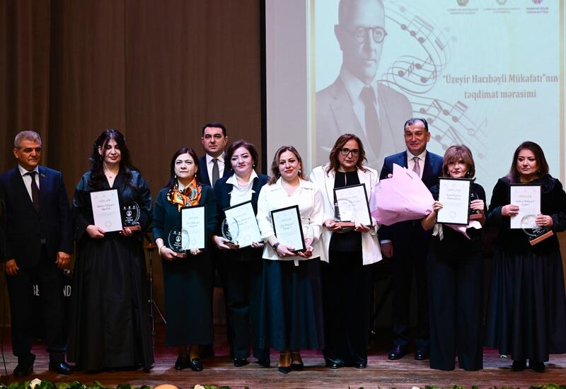 В Баку состоялась церемония награждения лауреатов премии имени Узеира Гаджибейли