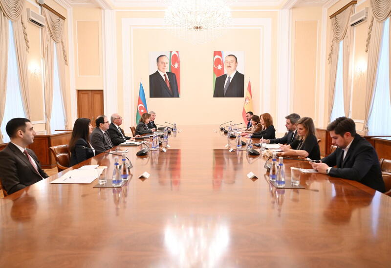 Əli Əsədov İspaniya Deputatlar Konqresinin sədri ilə görüşüb