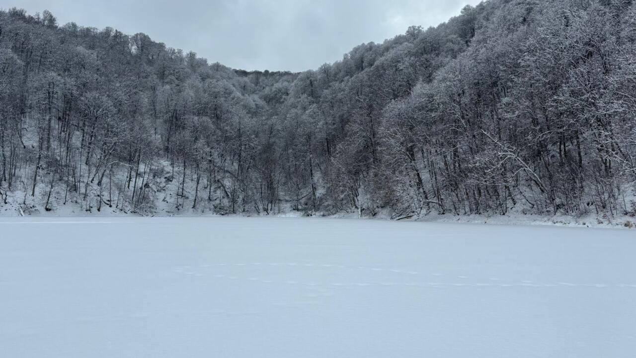 Гёйгёльcкий нацпарк окутал снег