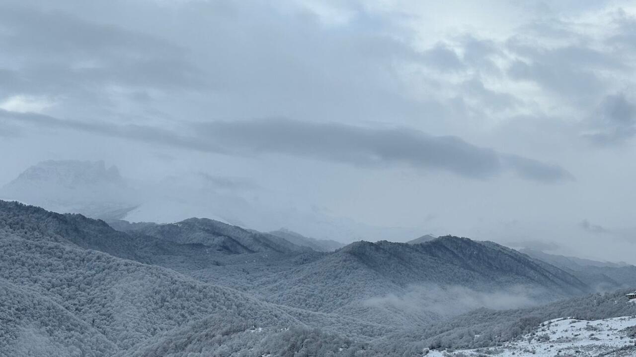 Гёйгёльcкий нацпарк окутал снег