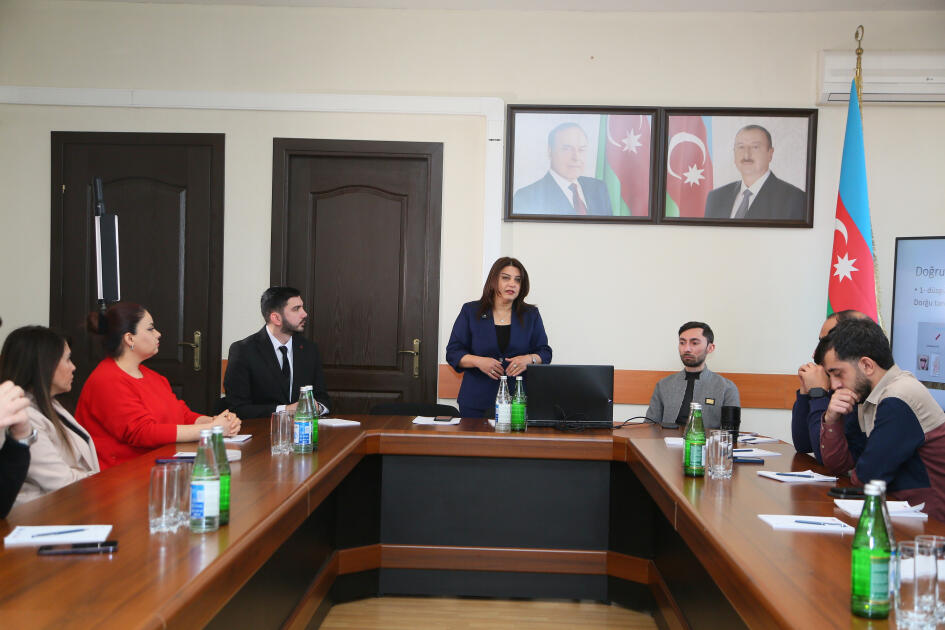 “Xəbər dilində məsuliyyət, ənənəvi media və rəqəmsal platformalarda tipik səhvlər” mövzusunda təlim keçirilib