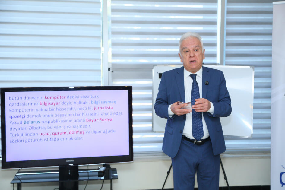 “Xəbər dilində məsuliyyət, ənənəvi media və rəqəmsal platformalarda tipik səhvlər” mövzusunda təlim keçirilib