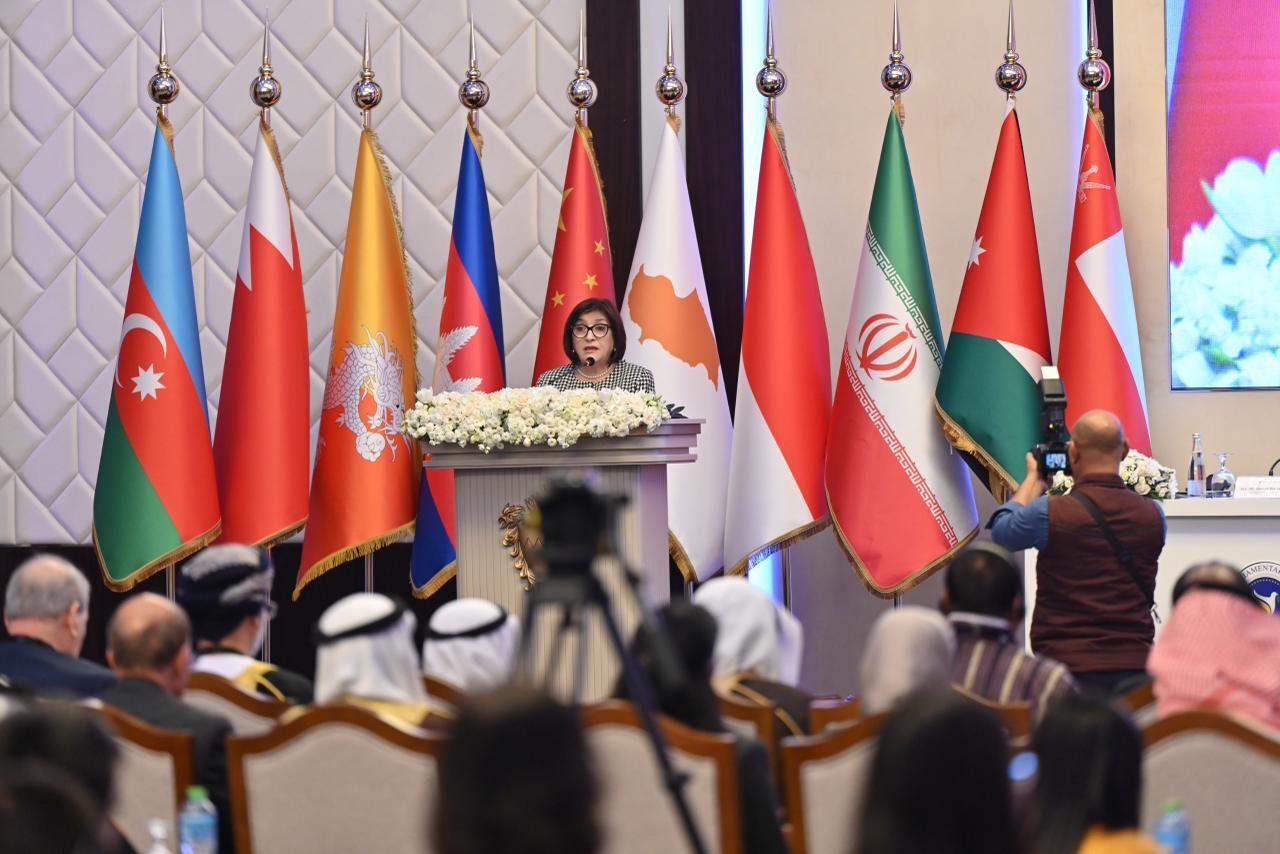 Milli Məclisin sədri Asiya Parlament Assambleyasının plenar sessiyasında çıxış edib