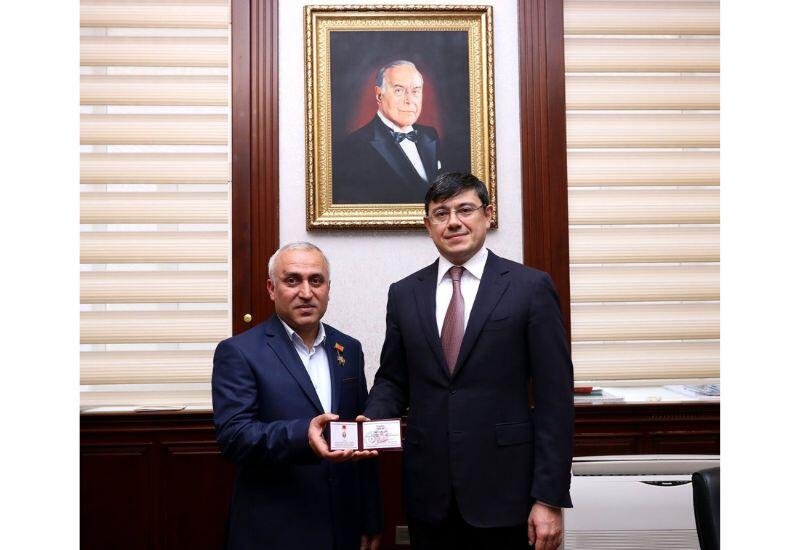 Ukraynadakı diaspor rəhbəri medalla təltif olunub