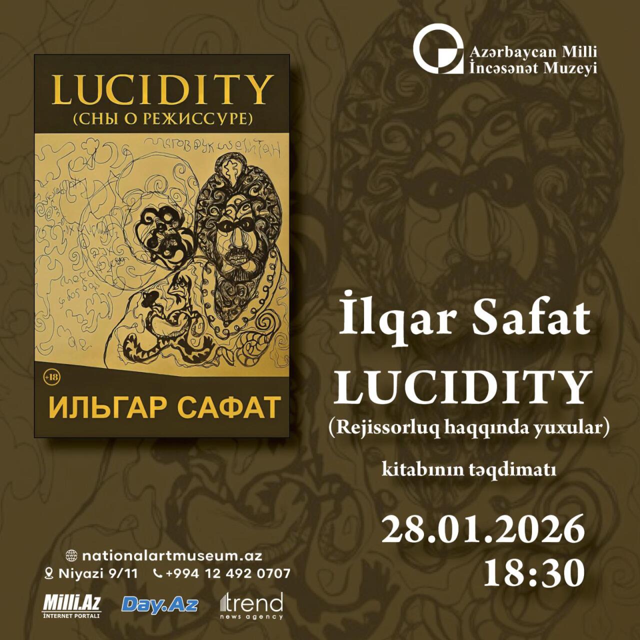 В Баку состоялась презентация книги "LUCIDITY (Сны о режиссере)"