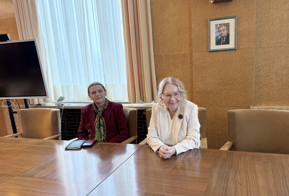 Вице-президент Фонда Гейдара Алиева Лейла Алиева встретилась с генеральным директором Женевского офиса ООН