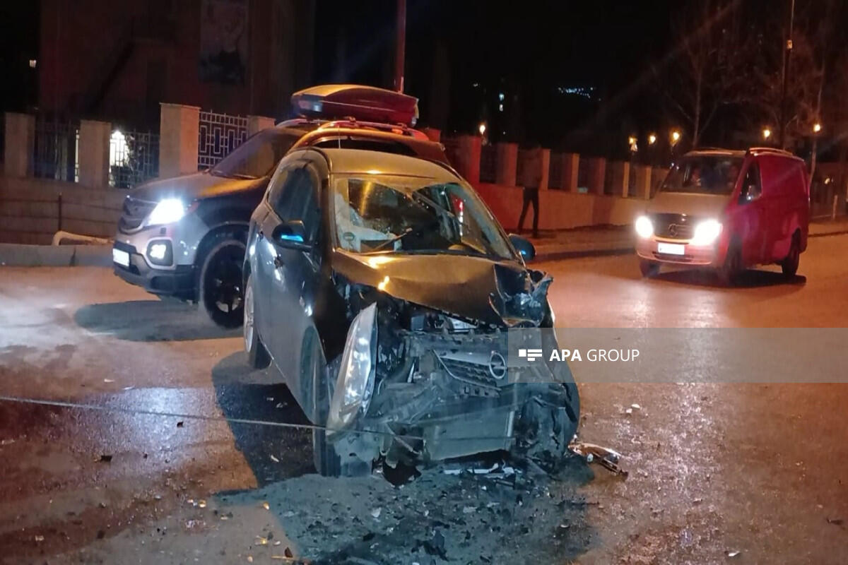 В Гёйгёле произошло ДТП,