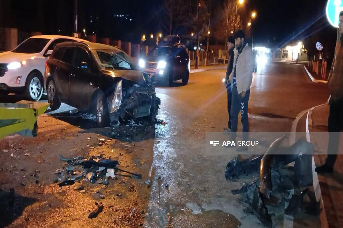 В Гёйгёле произошло ДТП,