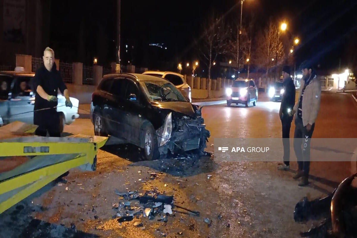 В Гёйгёле произошло ДТП,