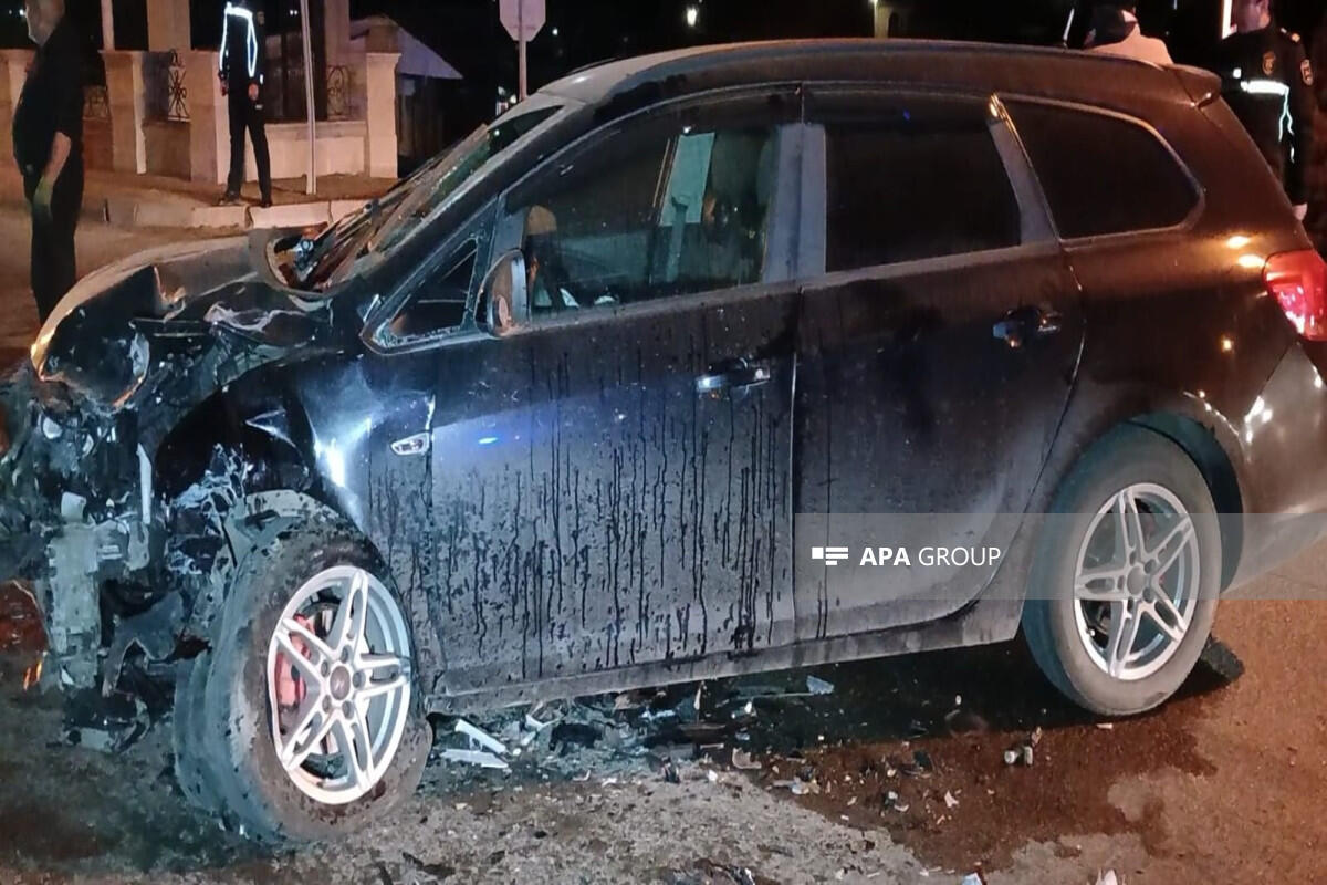 В Гёйгёле произошло ДТП,