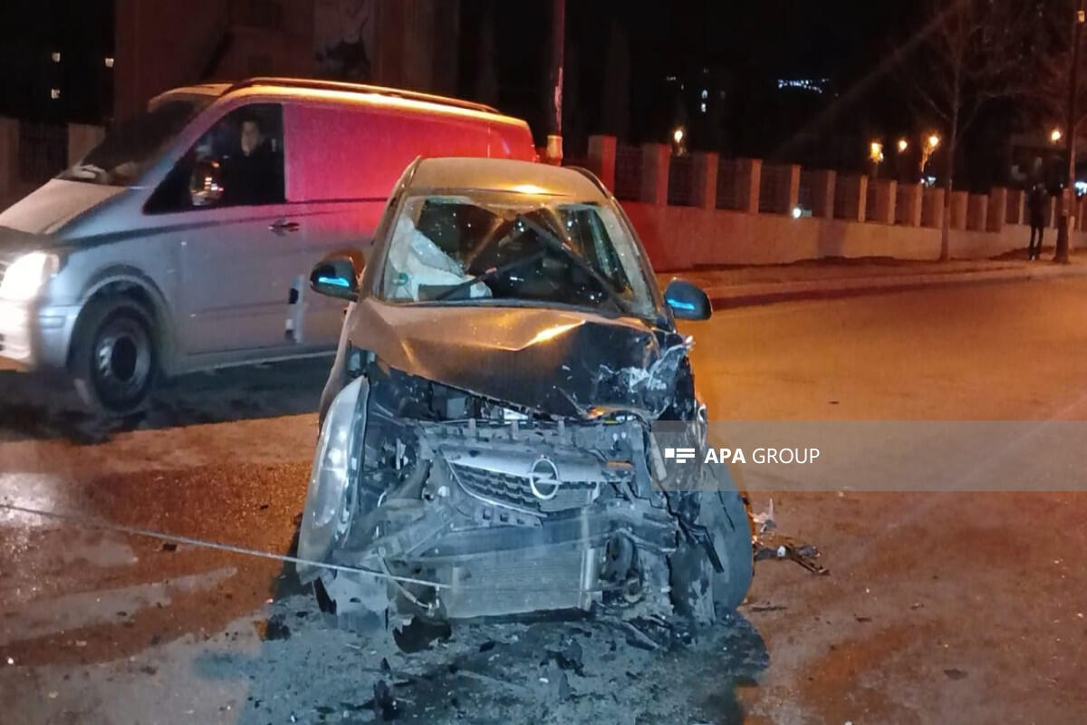 В Гёйгёле произошло ДТП,