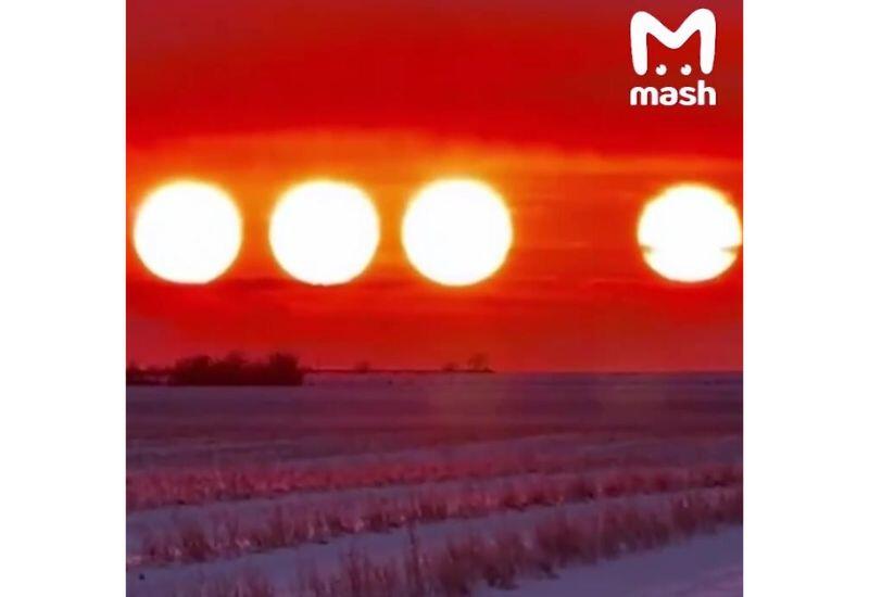 Сразу четыре солнца взошли над Аляской