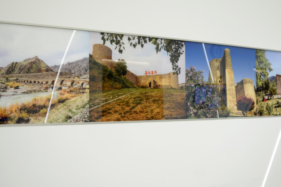 Heydər Əliyev Fondunun vitse-prezidenti Leyla Əliyeva BMT-nin Cenevrə ofisində “Azərbaycan otağı” ilə tanış olub